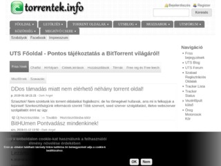 Részletek : TORRENTEK.info - Torrent oldal figyelő, fórum, hírportál, meghívócsere
